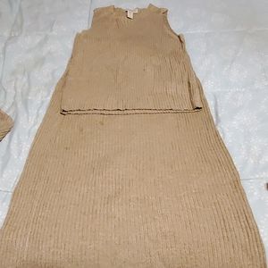 East Spirit 3-piece sweater, skirt, jacket size XL